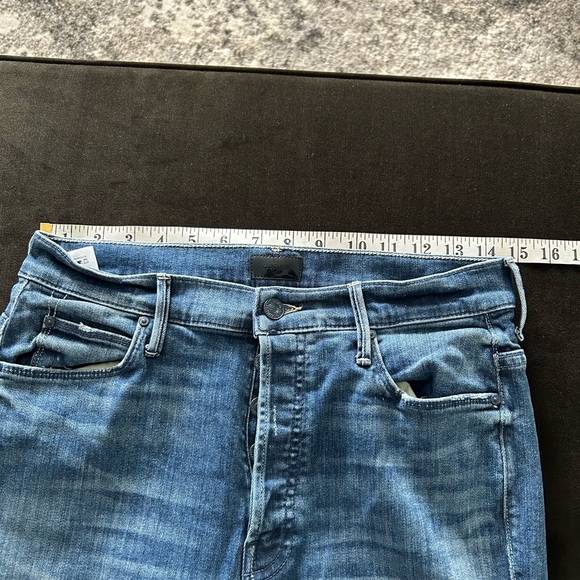 Mother Denim The Stunner Ankle Frey in Field of Dreams - Picture 11 of 12